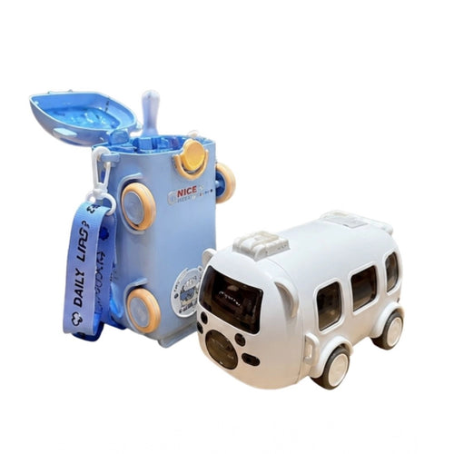 Generic Bus Shape Water Bottle (Multicolor)