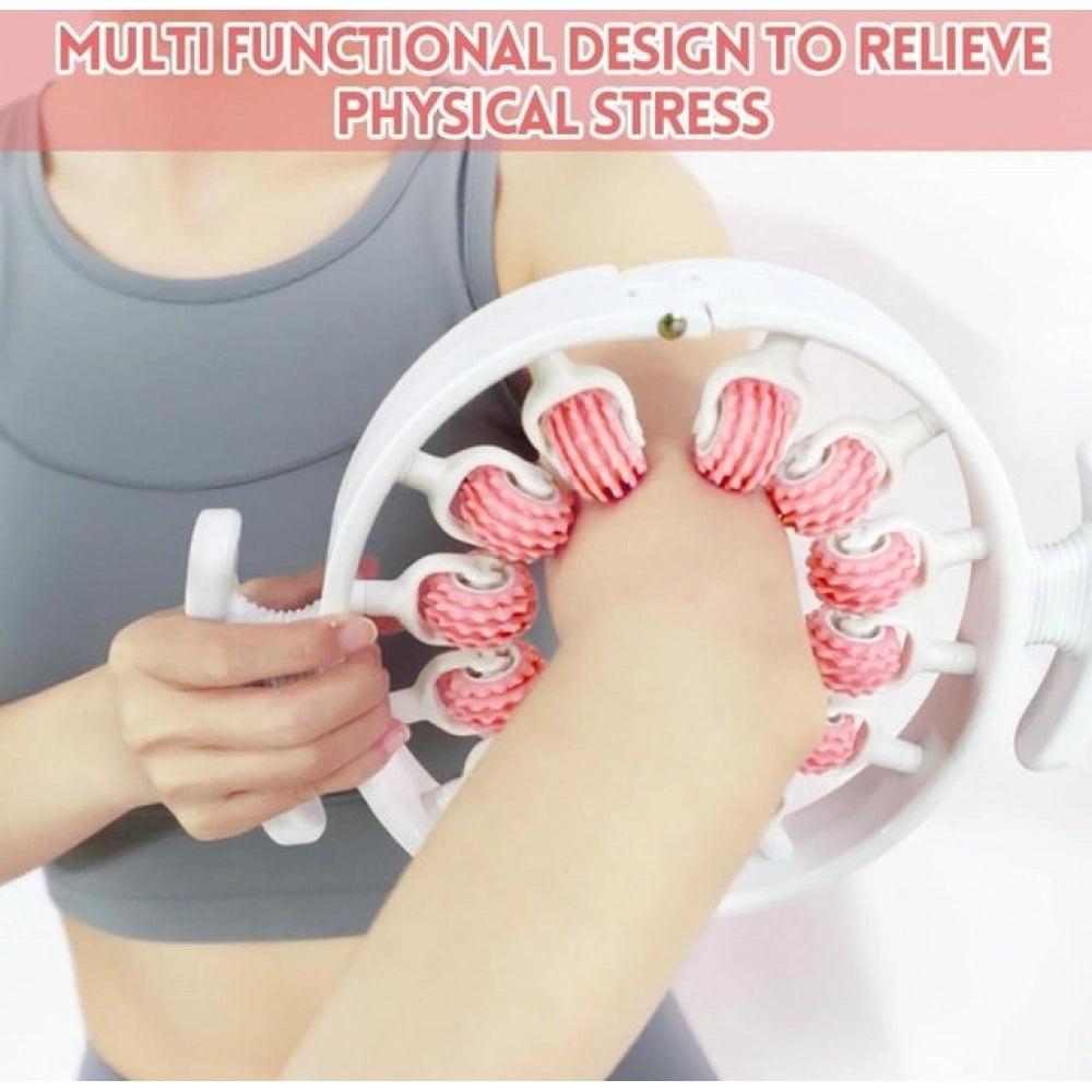 Generic Cellulite Massager Roller (Pink)