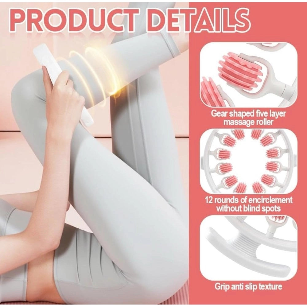 Generic Cellulite Massager Roller (Pink)