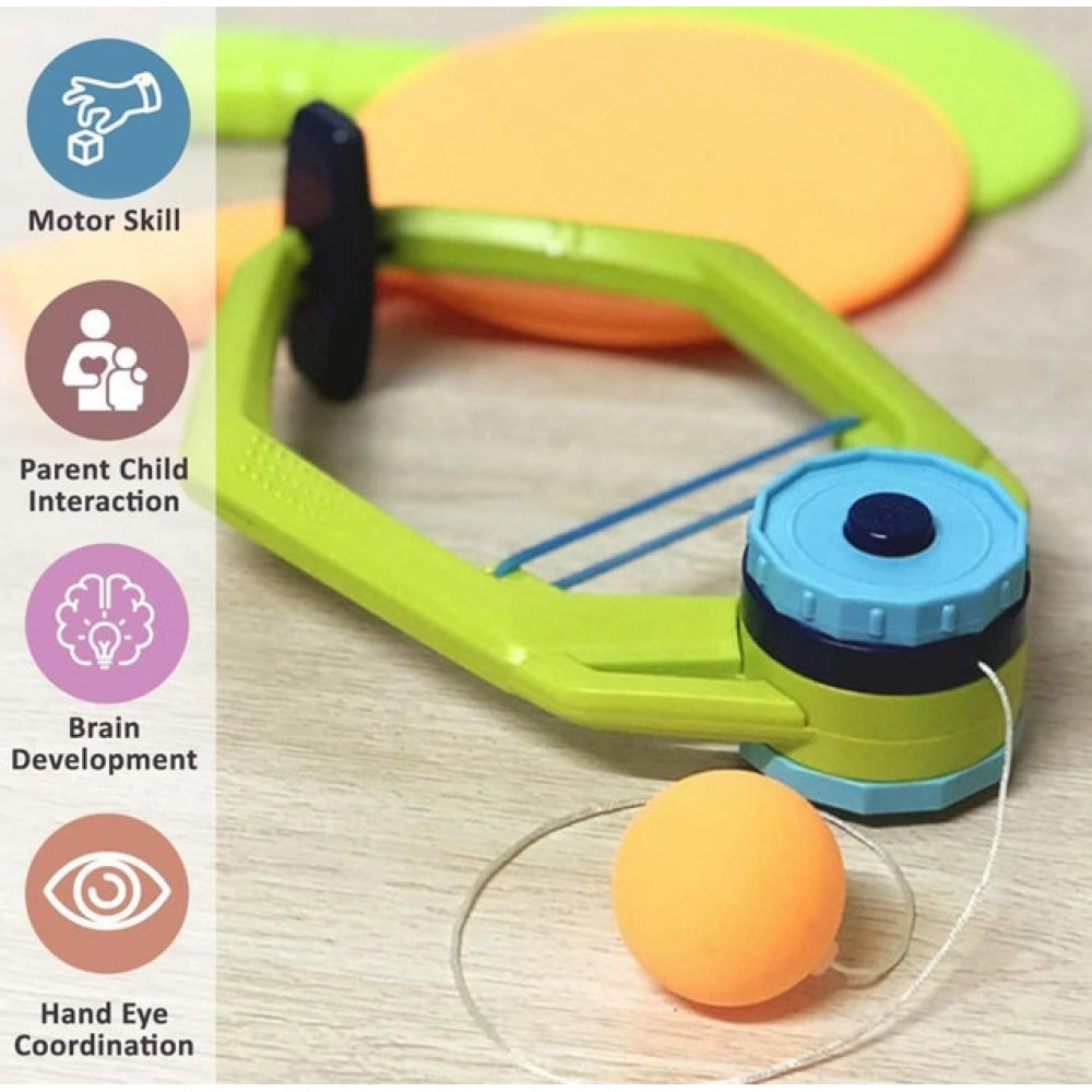 Generic Pack of 2 Solo Tennis Trainer (Green)