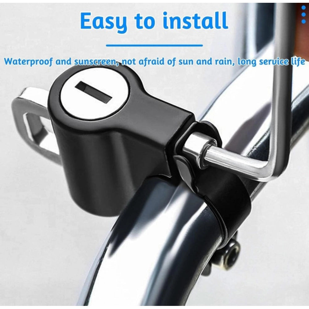 Generic Pack of 2 Motorcycle Helmet Lock (Black)